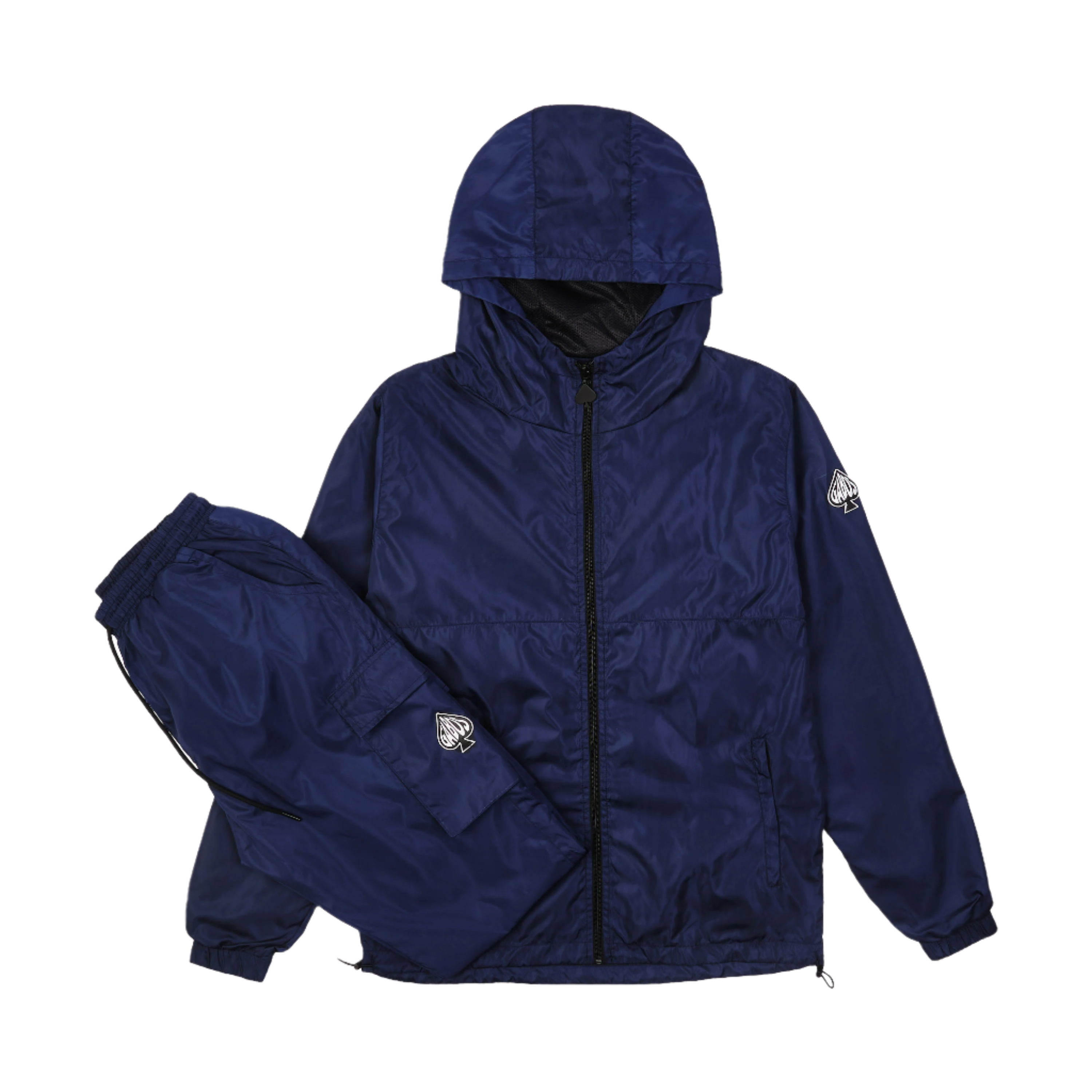 Blue Windbreaker Tracksuit Full Set | By Gabos London