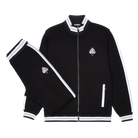 Men's Full Black Collared Tracksuit | Scuba Tracksuit Flatlay by Gabos London. Streetwear Done Right