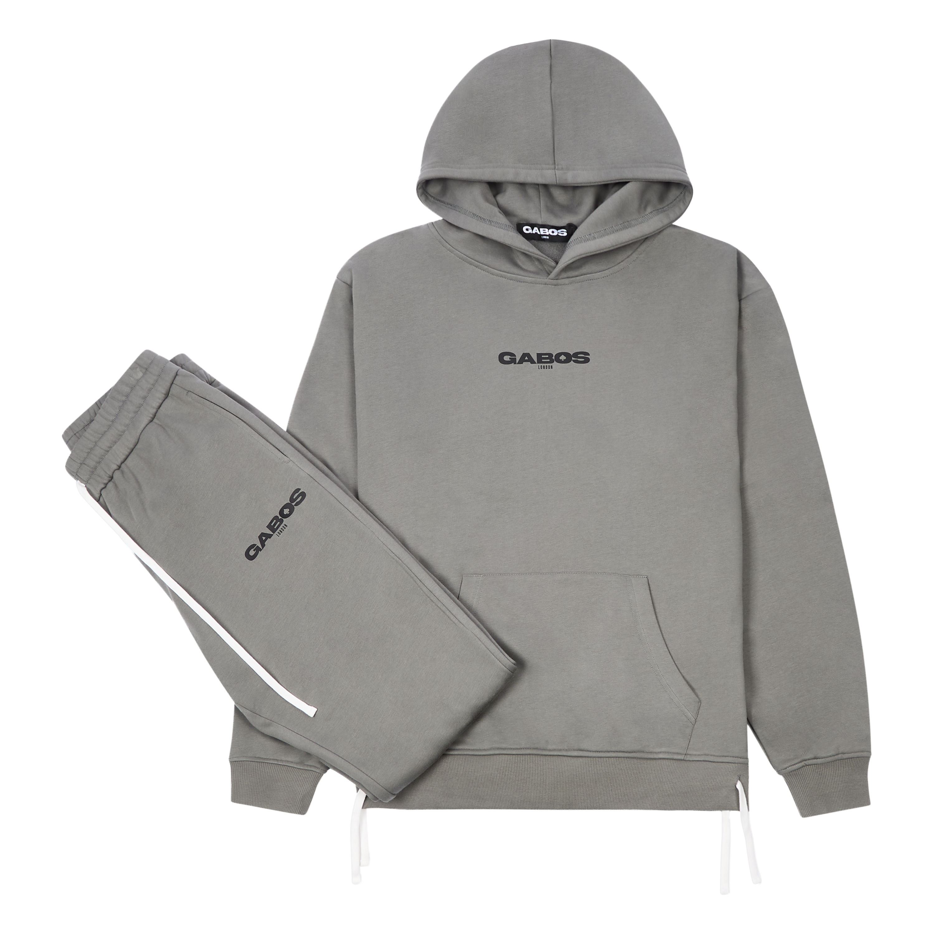 Grey Men's Tracksuit | Full Matching Tracksuit Set | Tracksuits for men | Full Tracksuit Set | Cotton Tracksuit by Gabos London