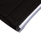 Full Men's Black Tracksuit | Zip Flared Tracksuit Bottoms