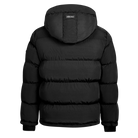Black Puffer Jacket With Hood | Street Bomber Puffer Jacket 3.0 Magma Black Back View – Men’s Streetwear Fashion Outerwear from Gabos London