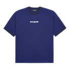 front flat lay of gabos london streetwear oversized t shirt