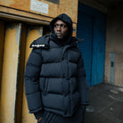 Black Puffer Jacket | Street Bomber Puffer Jacket 3.0 Magma Black  – Men’s Streetwear Lifestyle Fashion Outerwear from Gabos London