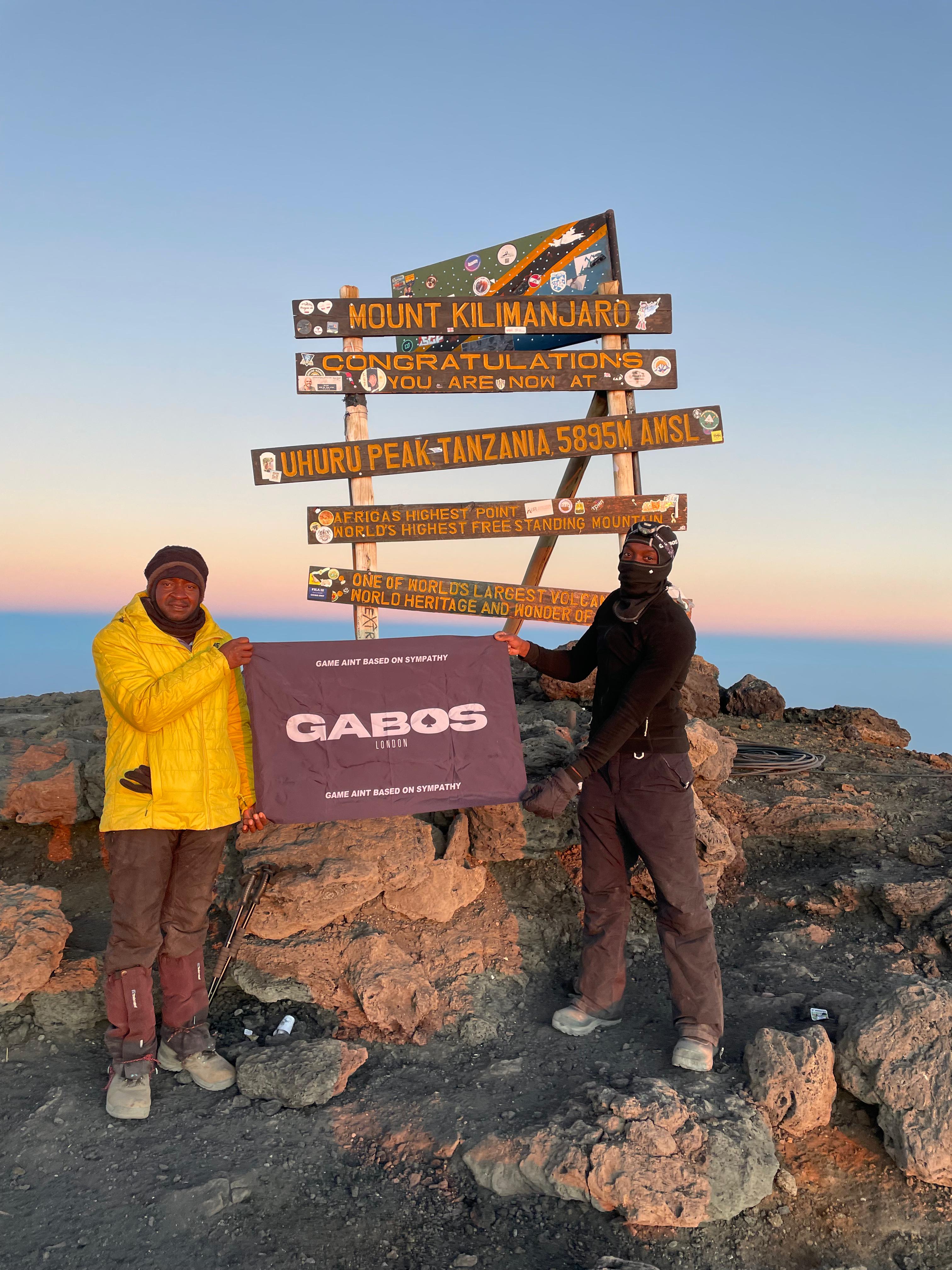 GABOS CONQUERS MOUNT KILIMANJARO
