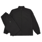 FULL BLACK MENS TRACKSUIT, COLLARED TRACKSUIT, STREETWEAR, TRI SET
