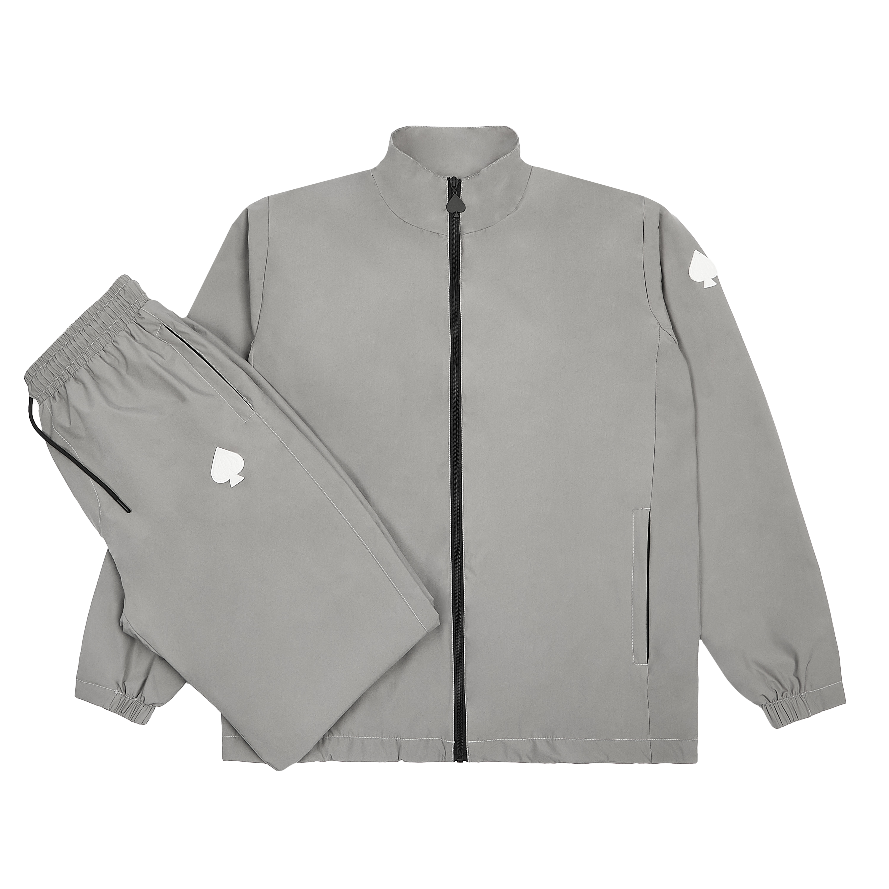 WINDBREAKER, FULL TRACKSUIT, GREY, WHITE, BLACK, STREETWEAR