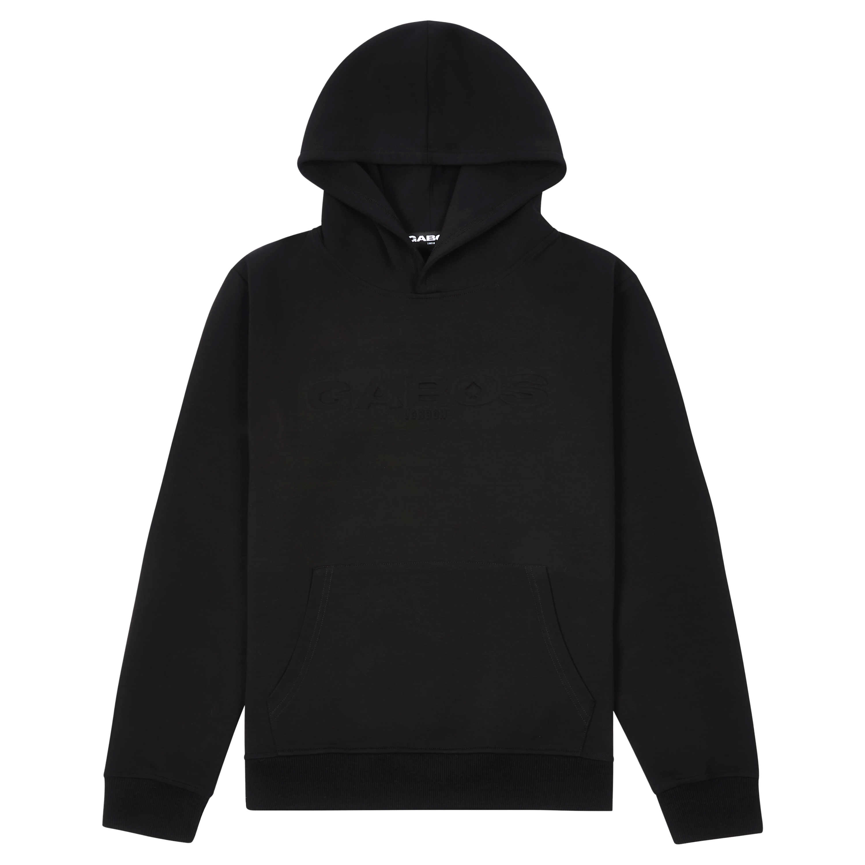 black embossed gabos tracksuit hoodie