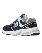A navy blue and white athletic sneaker with a chunky white sole, featuring a large 'G' logo on the side and 'G-900S' text on the heel, shown against a plain white background.