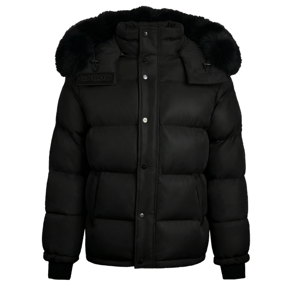 PUFFER JACKET | MEN'S BLACK PUFFER JACKET - BOMBER JACKET 4.0 BY