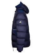 mens navy puffer jacket by gabos london