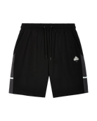 Mens shorts to complete a tracksuit set | Black and grey tracksuit set shorts | woven shorts